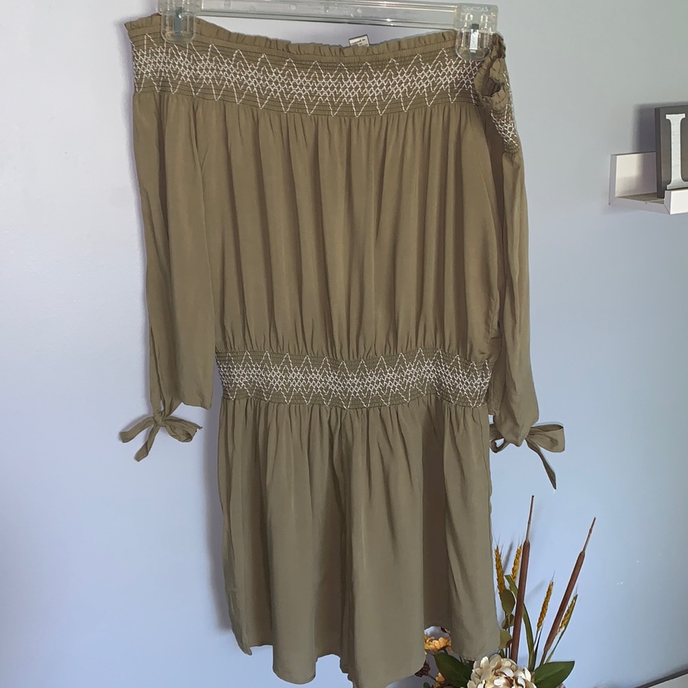 Olive Green Romper